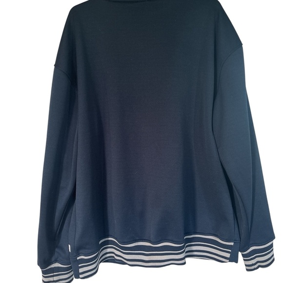 Yankees MLB Baseball Full Zip 100% Polyester Jacket Coat mensStitches - Picture 4 of 5